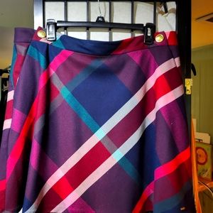 Tommy Hilfiger Plaids A line skirt